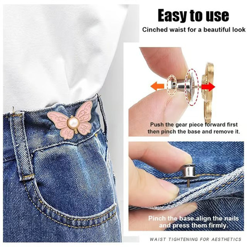 Removable Butterfly Waist Adjustment Buckle